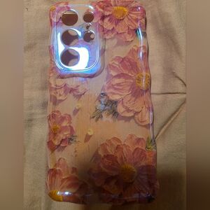 Floral Phone Case - Pink and Yellow